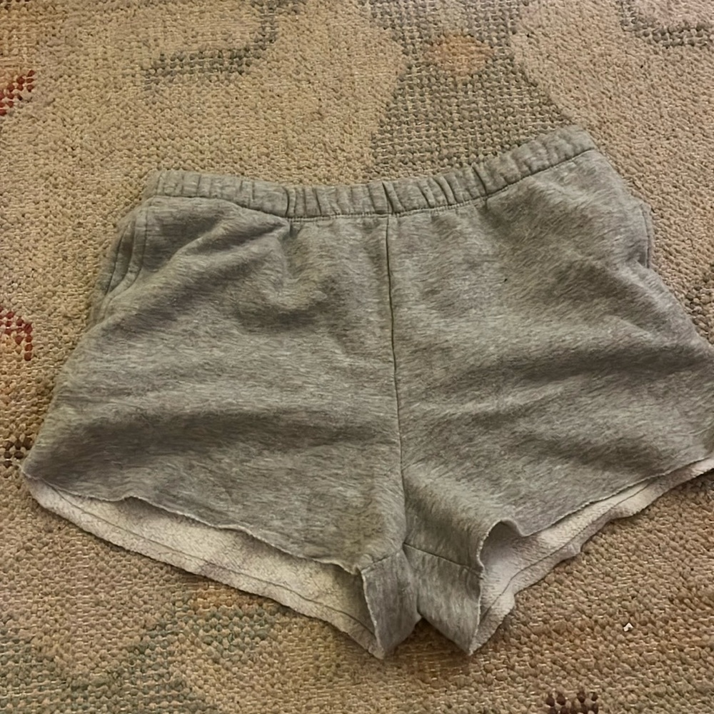 grey sweat-shorts